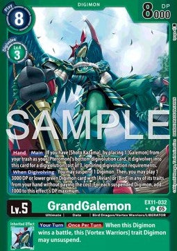 GrandGalemon (EX11-032) (V.2) - Dawn of Liberator (Alternative Art) [EX-11-032]