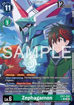 Zephagamon (EX11-035) (V.2) - Dawn of Liberator (Alternative Art) [EX-11-035]