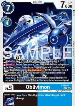 Oblivimon (EX11-041) (V.1) - Dawn of Liberator (Uncommon) [EX-11-041]