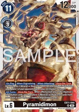 Pyramidimon (EX11-044) (V.1) - Dawn of Liberator (Super Rare) [EX-11-044]