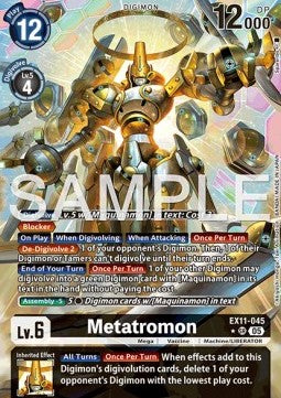 Metatromon (EX11-045) (V.2) - Dawn of Liberator (Alternative Art) [EX-11-045]