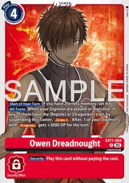 Owen Dreadnought (EX11-054) (V.1) - Dawn of Liberator (Rare) [EX-11-054]