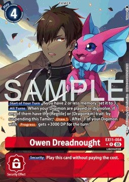 Owen Dreadnought (EX11-054) (V.2) - Dawn of Liberator (Alternative Art) [EX-11-054]