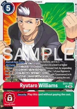 Ryutaro Williams (EX11-056) - Dawn of Liberator (Rare) [EX-11-056]