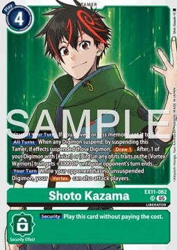 Shoto Kazama (EX11-062) (V.1) - Dawn of Liberator (Super Rare) [EX-11-062]