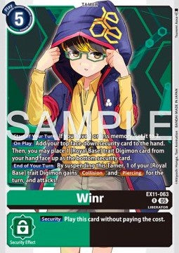 Winr (EX11-063) - Dawn of Liberator (Rare) [EX-11-063]