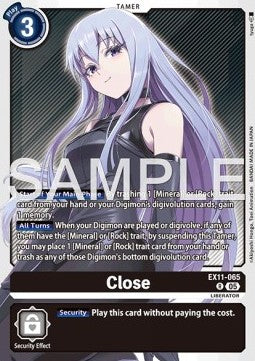 Close (EX11-065) (V.1) - Dawn of Liberator (Rare) [EX-11-065]