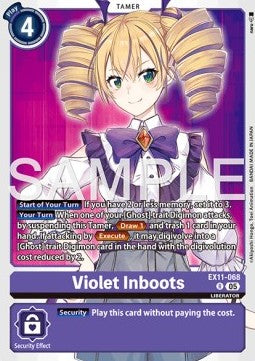 Violet Inboots (EX11-068) (V.1) - Dawn of Liberator (Rare) [EX-11-068]