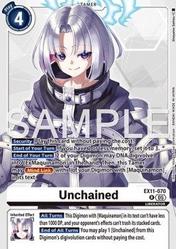 Unchained (EX11-070) (V.1) - Dawn of Liberator (Rare) [EX-11-070]