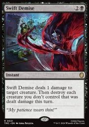 Swift Demise - Commander: Teenage Mutant Ninja Turtles (Rare) [TMC-21]