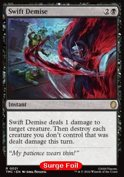 Swift Demise - Commander: Teenage Mutant Ninja Turtles: Extras (Rare) [XTMC-21]