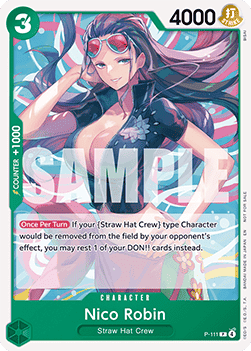 Nico Robin (P-111) (V.1) - Promos (Promo) [P-111]