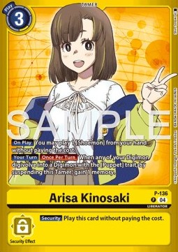 Arisa Kinosaki (P-136) - Premium Bandai Products (Alternative Art) [PB-XX-P-136]