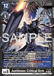 Justimon: Critical Arm (P-179) - Premium Bandai Products (Alternative Art) [PB-XX-P-179]