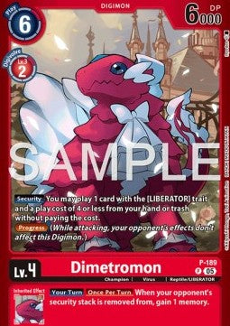 Dimetromon (P-189) - Premium Bandai Products (Alternative Art) [PB-XX-P-189]