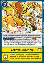 Yellow Scramble (LM-029) - Digimon Generation (Alternative Art) [AD-01-LM-029]