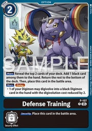 Defense Training (P-107) - Digimon Generation (Alternative Art) [AD-01-P-107]