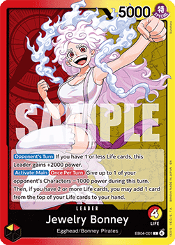 Jewelry Bonney (EB04-001) (V.1) - Adventure on Kami’s Island (Leader) [OP15-EB04-001]