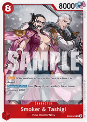 Smoker & Tashigi (EB04-003) (V.1) - Adventure on Kami’s Island (Rare) [OP15-EB04-003]