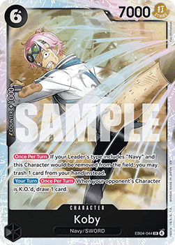 Koby (EB04-044) (V.1) - Adventure on Kami’s Island (Super Rare) [OP15-EB04-044]