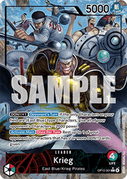 Krieg (OP15-001) (V.2) - Adventure on Kami’s Island (Alternate Art) [OP15-001]