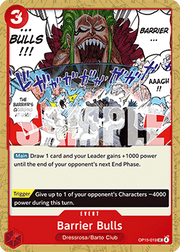 Barrier Bulls (OP15-019) - Adventure on Kami’s Island (Uncommon) [OP15-019]