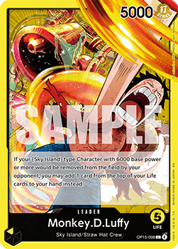 Monkey.D.Luffy (OP15-098) (V.1) - Adventure on Kami’s Island (Leader) [OP15-098]