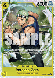 Roronoa Zoro (OP15-113) (V.1) - Adventure on Kami’s Island (Super Rare) [OP15-113]