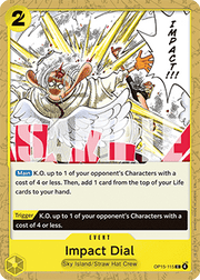 Impact Dial (OP15-115) - Adventure on Kami’s Island (Common) [OP15-115]