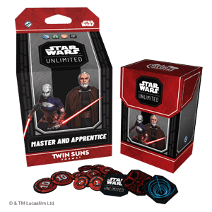 Master and Apprentice: Count Dooku and Asajj Ventress Twin Suns Deck - 2026 Twin Suns