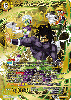 Broly, Cheelai, & Lemo, Trinity