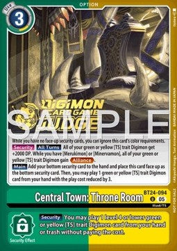 Central Town: Throne Room (BT24-094)