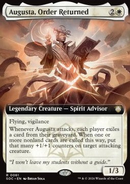 Augusta, Order Returned