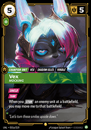 Vex, Mocking (V.2 - Showcase) - Unleashed (Showcase) [UNL-055a]