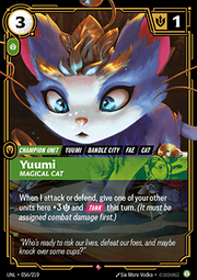 Yuumi, Magical Cat - Unleashed (Rare) [UNL-056]