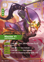 Master Yi, Unstoppable (V.1 - Epic) - Unleashed (Epic) [UNL-059]
