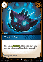 Turn to Dust - Unleashed (Common) [UNL-070]