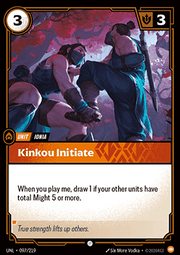 Kinkou Initiate - Unleashed (Common) [UNL-097]