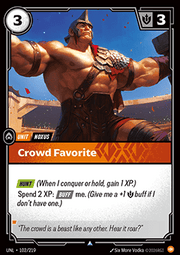 Crowd Favorite - Unleashed (Uncommon) [UNL-102]