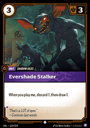 Evershade Stalker - Unleashed (Common) [UNL-123]