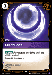 Lunar Boon - Unleashed (Common) [UNL-125]