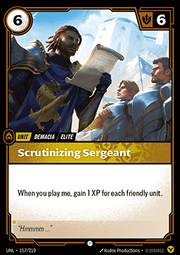 Scrutinizing Sergeant - Unleashed (Common) [UNL-157]