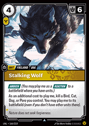 Stalking Wolf - Unleashed (Uncommon) [UNL-166]