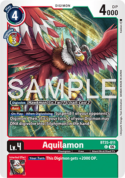 Aquilamon (BT25-011) - Dual Revolution (Common) [BT-25-011]
