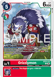 Grizzlymon (BT25-012) - Dual Revolution (Common) [BT-25-012]