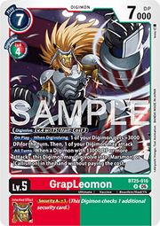GrapLeomon (BT25-016) - Dual Revolution (Rare) [BT-25-016]