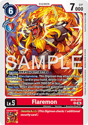 Flaremon (BT25-017) - Dual Revolution (Rare) [BT-25-017]