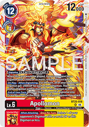 Apollomon (BT25-018) (V.1) - Dual Revolution (Super Rare) [BT-25-018]