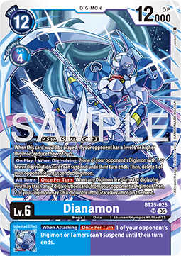 Dianamon (BT25-028) (V.1) - Dual Revolution (Super Rare) [BT-25-028]