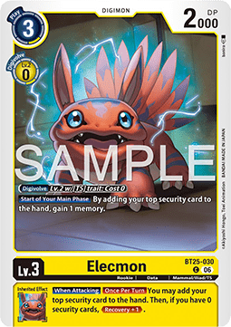 Elecmon (BT25-030) - Dual Revolution (Common) [BT-25-030]
